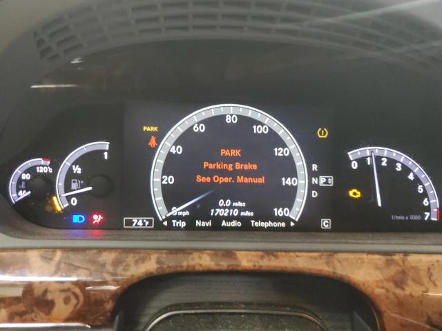 WDDNG8GB2AA324706 - 2010 MERCEDES-BENZ S 550 4MATIC GRAY photo 9