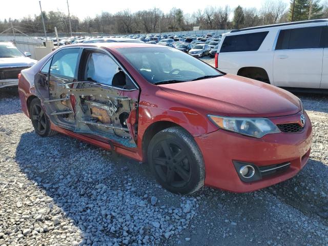 4T1BF1FK4DU655164 - 2013 TOYOTA CAMRY L BURGUNDY photo 4