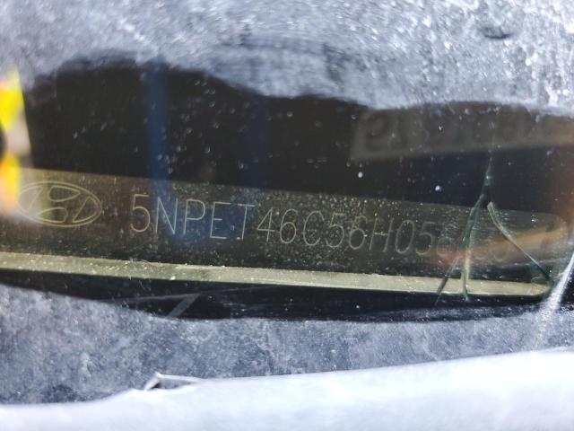 5NPET46C56H056033 - 2006 HYUNDAI SONATA GL SILVER photo 13