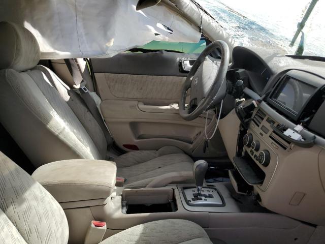 5NPET46C56H056033 - 2006 HYUNDAI SONATA GL SILVER photo 7