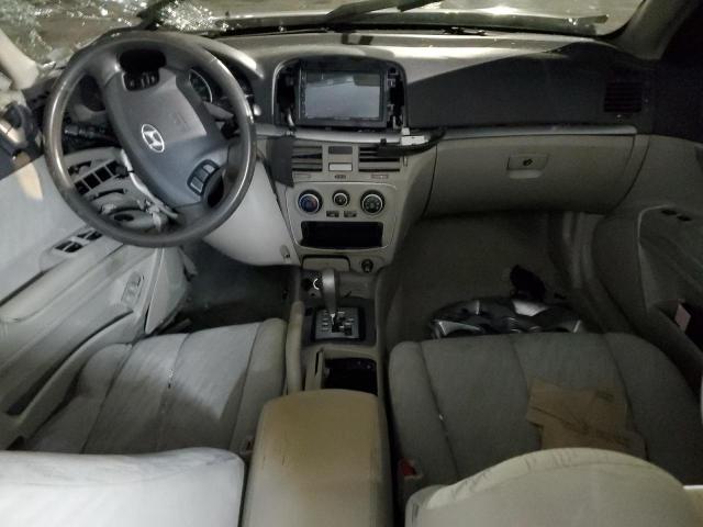 5NPET46C56H056033 - 2006 HYUNDAI SONATA GL SILVER photo 8