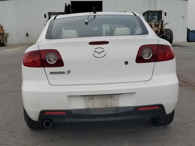JM1BK12G861540007 - 2006 MAZDA 3 I WHITE photo 6