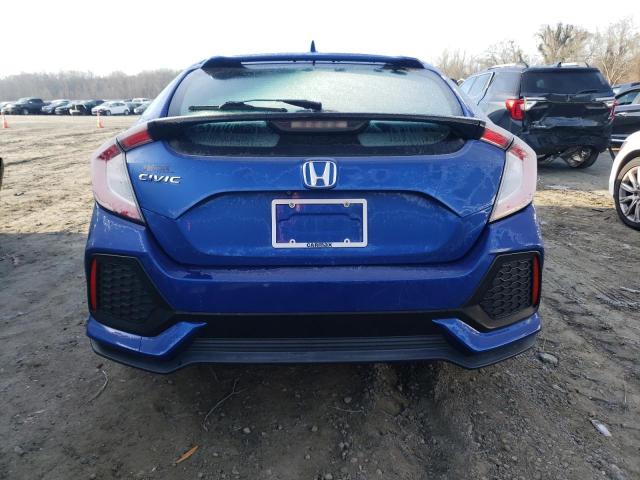 SHHFK7H5XHU200635 - 2017 HONDA CIVIC EX BLUE photo 6