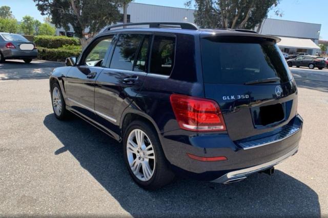 WDCGG5HB1DG024134 - 2013 MERCEDES-BENZ GLK 350 Bleu photo 3