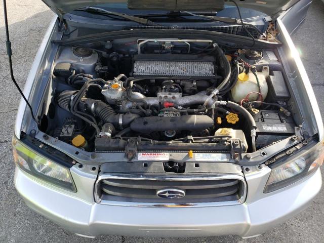 JF1SG69624H762273 - 2004 SUBARU FORESTER 2.5XT SILVER photo 11