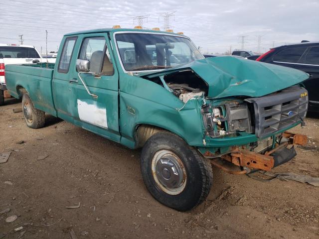 1FTHX25F2VEB39001 - 1997 FORD F250 GREEN photo 4