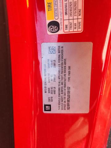 1G1FF1R79J0158152 - 2018 CHEVROLET CAMARO SS Rot Foto 12