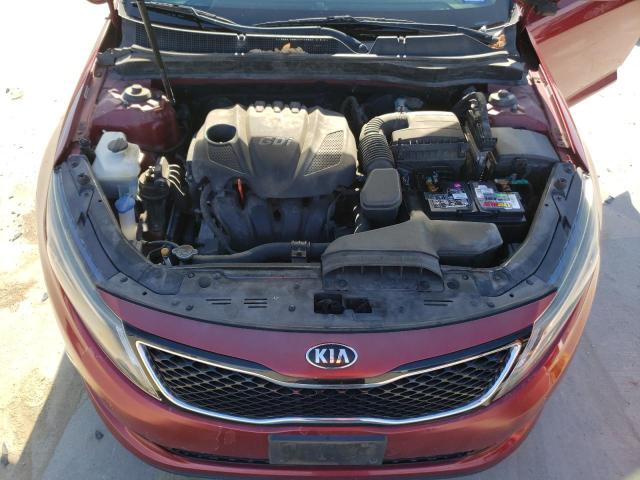 5XXGM4A74FG382546 - 2015 KIA OPTIMA LX RED photo 11