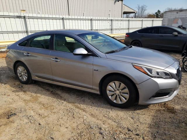 KMHE24L14GA019095 - 2016 HYUNDAI SONATA HYBRID SILVER photo 4