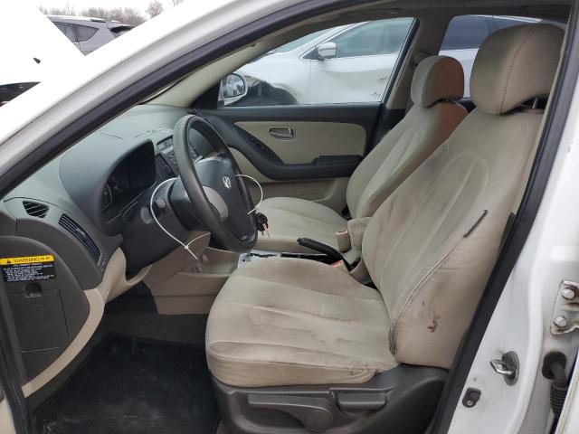 KMHDU46D28U386959 - 2008 HYUNDAI ELANTRA GLS WHITE photo 7