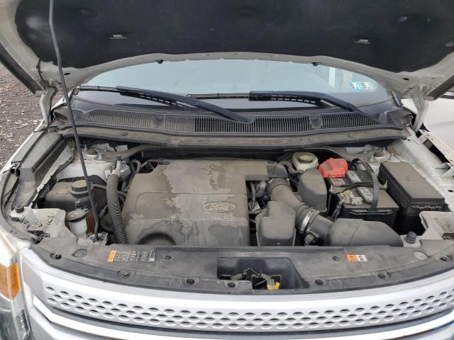 1FM5K7D84EGC22270 - 2014 FORD EXPLORER XLT თეთრი ფოტო 11