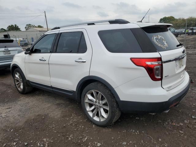 1FM5K7D84EGC22270 - 2014 FORD EXPLORER XLT თეთრი ფოტო 2