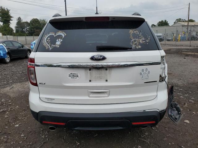 1FM5K7D84EGC22270 - 2014 FORD EXPLORER XLT თეთრი ფოტო 6