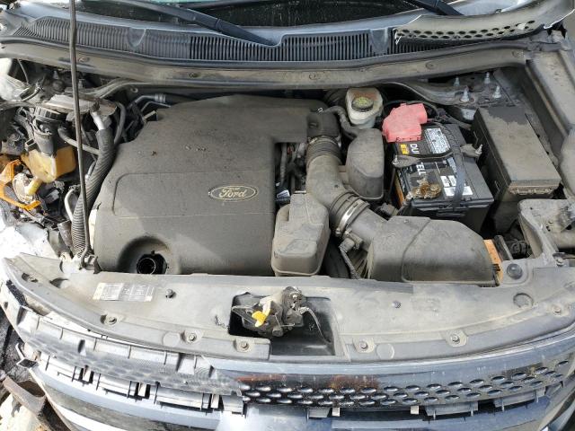 1FM5K8F89FGB60269 - 2015 FORD EXPLORER LIMITED BLACK photo 12