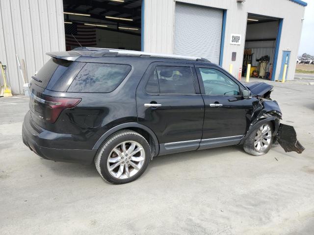 1FM5K8F89FGB60269 - 2015 FORD EXPLORER LIMITED BLACK photo 3
