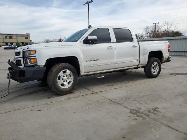 3GCUKREC7FG350233 - 2015 CHEVROLET SILVERADO K1500 LT WHITE photo 1