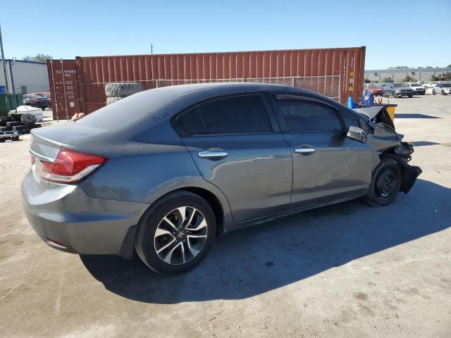 19XFB2F92DE080274 - 2013 HONDA CIVIC EXL ნაცრისფერი ფოტო 3