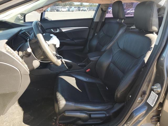 19XFB2F92DE080274 - 2013 HONDA CIVIC EXL ნაცრისფერი ფოტო 7