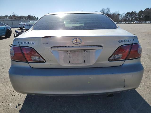 JTHBF30G236010972 - 2003 LEXUS ES 300 SILVER photo 6