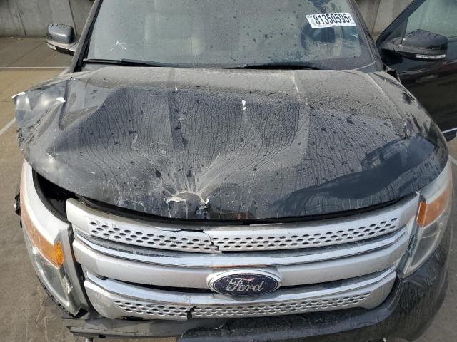 1FM5K7D89EGB23489 - 2014 FORD EXPLORER XLT შავი ფოტო 12