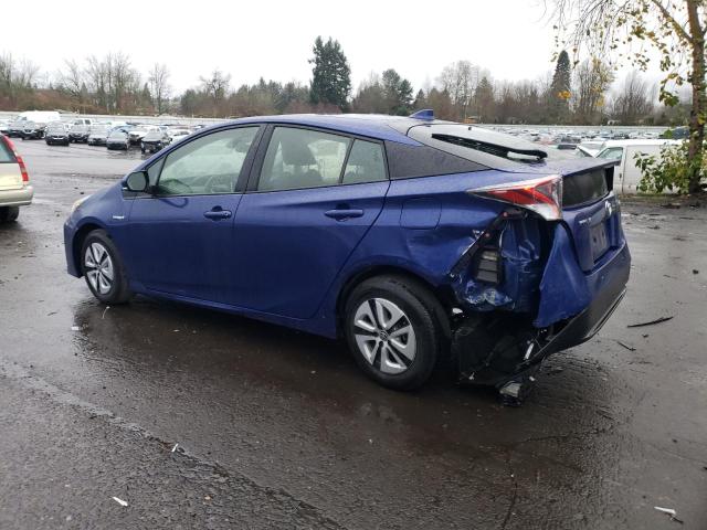 JTDKARFU7J3550624 - 2018 TOYOTA PRIUS BLUE photo 2