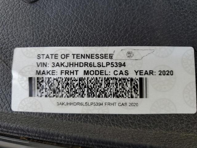 3AKJHHDR6LSLP5394 - 2020 FREIGHTLINER CASCADIA 1 YELLOW photo 9