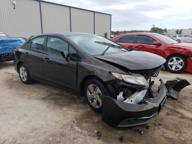 2HGFB2F57EH517349 - 2014 HONDA CIVIC LX BLACK photo 4