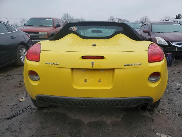 1G2MB35B47Y112386 - 2007 PONTIAC SOLSTICE YELLOW photo 6