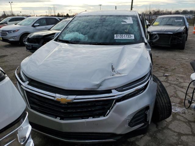 2GNAXJEV3N6133951 - 2022 CHEVROLET EQUINOX LT SILVER photo 5