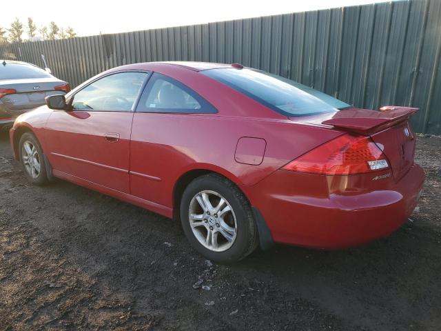 1HGCM72647A001735 - 2007 HONDA ACCORD EX RED photo 2