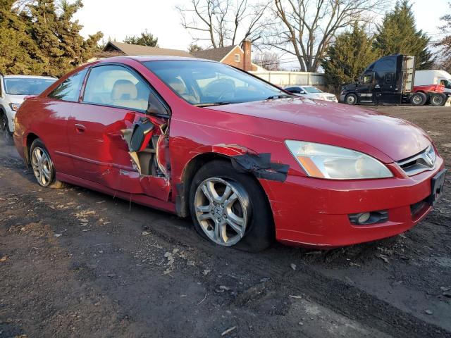 1HGCM72647A001735 - 2007 HONDA ACCORD EX RED photo 4