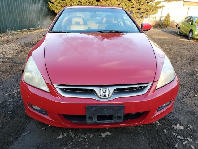 1HGCM72647A001735 - 2007 HONDA ACCORD EX RED photo 5