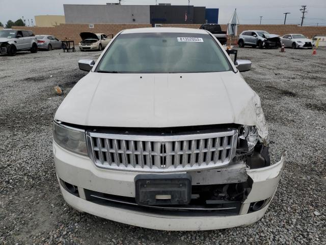 3LNHM26T68R608262 - 2008 LINCOLN MKZ WHITE photo 5