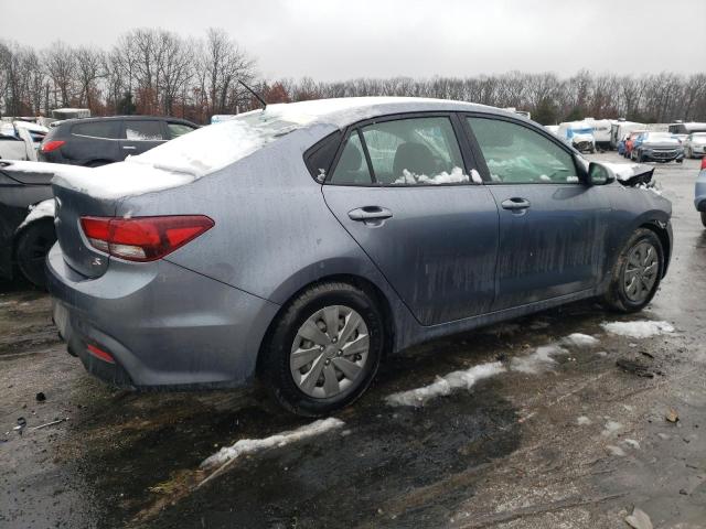 3KPA24AD4LE299480 - 2020 KIA RIO LX GRAY photo 3