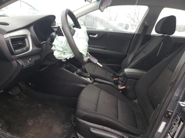 3KPA24AD4LE299480 - 2020 KIA RIO LX GRAY photo 7