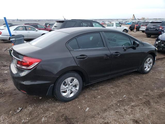 2HGFB2F5XEH518592 - 2014 HONDA CIVIC LX BLACK photo 3