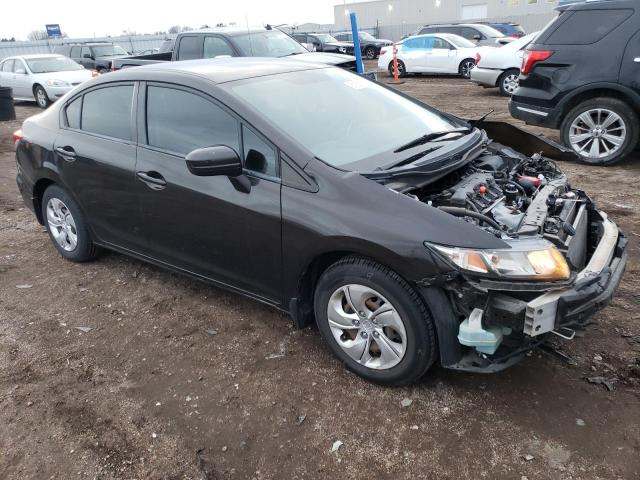 2HGFB2F5XEH518592 - 2014 HONDA CIVIC LX BLACK photo 4