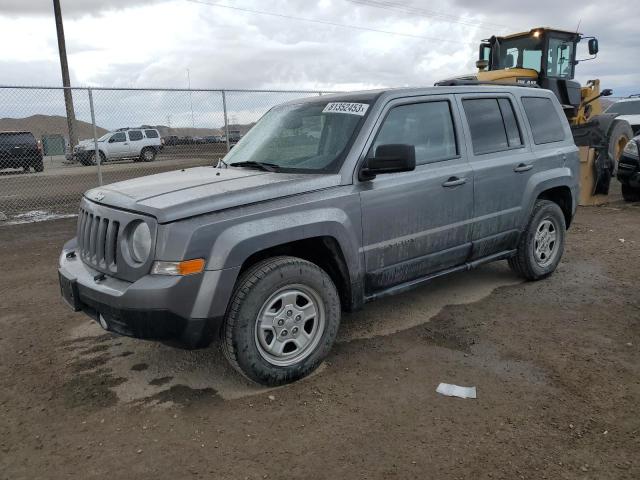 1C4NJPBA2CD687738 - 2012 JEEP PATRIOT SPORT GRAY photo 1