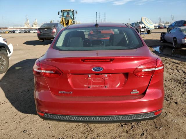 1FADP3FE8HL284219 - 2017 FORD FOCUS SE RED photo 6