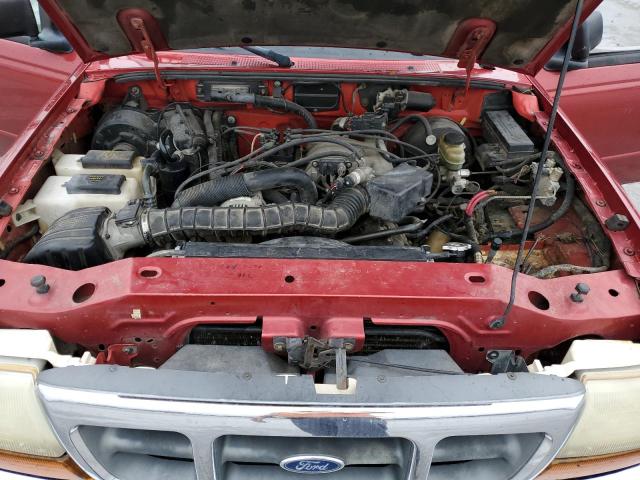 1FTYR11V1XPC02260 - 1999 FORD RANGER MAROON photo 11