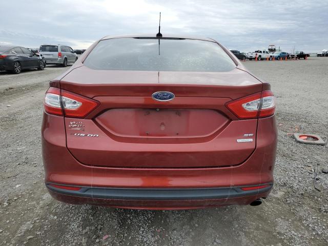 3FA6P0HD8ER146477 - 2014 FORD FUSION SE BURGUNDY photo 6