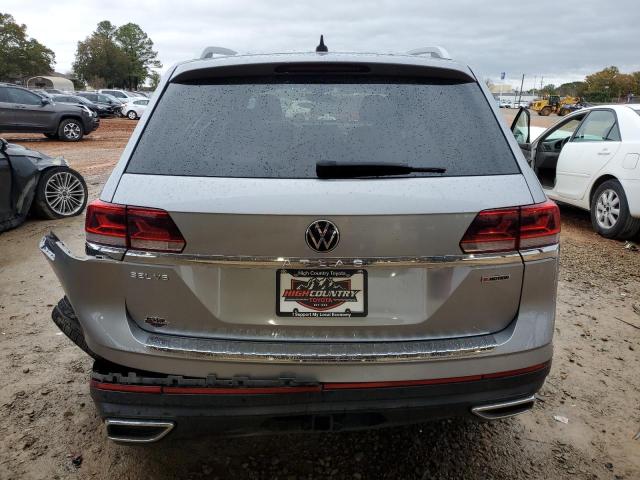 1V2BR2CA4MC517934 - 2021 VOLKSWAGEN ATLAS SEL SILVER photo 6