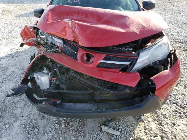 2T3ZFREV3FW212992 - 2015 TOYOTA RAV4 LE RED photo 12