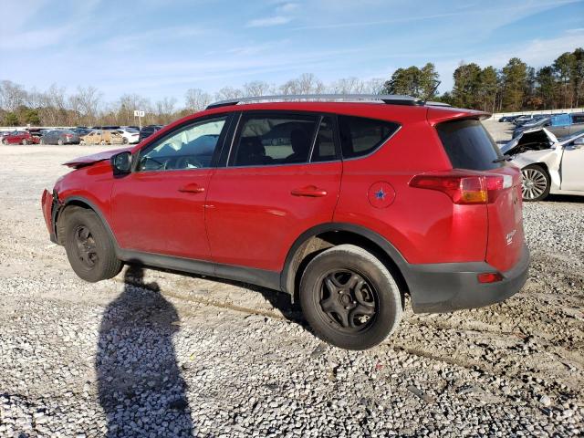 2T3ZFREV3FW212992 - 2015 TOYOTA RAV4 LE RED photo 2