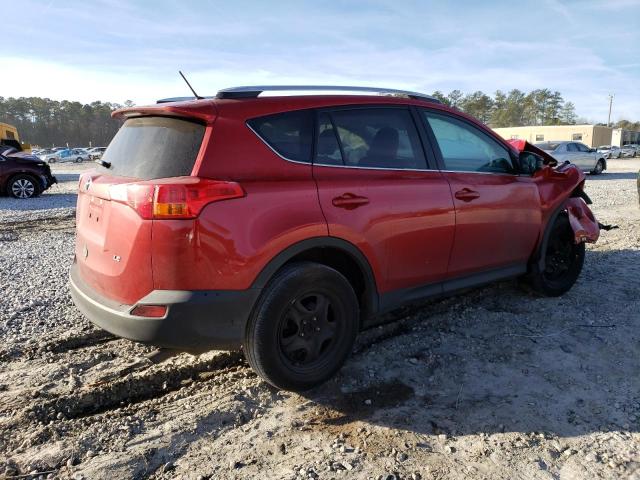 2T3ZFREV3FW212992 - 2015 TOYOTA RAV4 LE RED photo 3