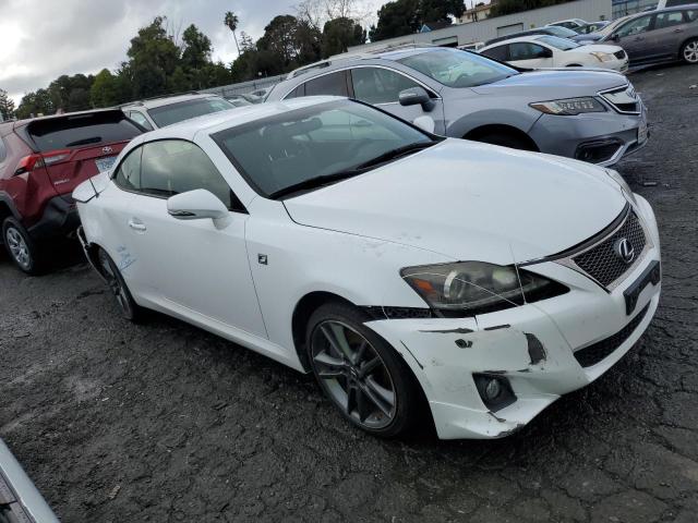 JTHFE2C27D2509628 - 2013 LEXUS IS 350 WHITE photo 4