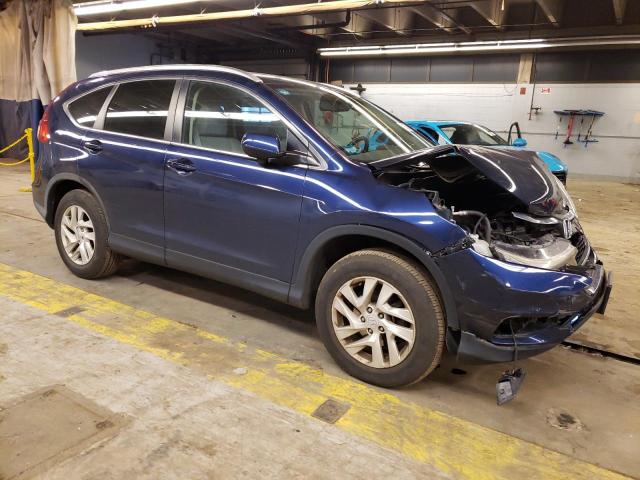 5J6RM4H72FL079421 - 2015 HONDA CR-V EXL BLUE photo 4