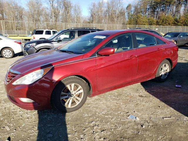 5NPEB4AC9DH507939 - 2013 HYUNDAI SONATA GLS RED photo 1