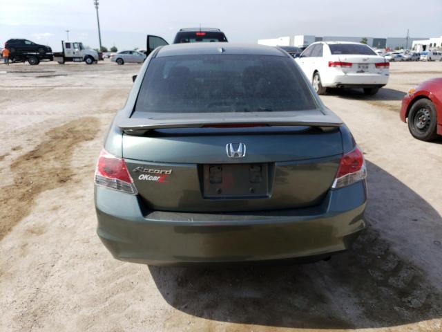 1HGCP26889A101698 - 2009 HONDA ACCORD EXL GREEN photo 6