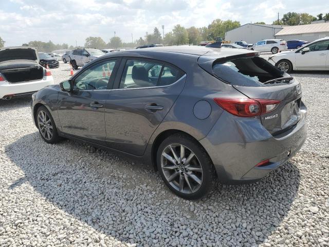 3MZBN1M3XJM169927 - 2018 MAZDA 3 GRAND TOURING Grafitowy zdjęcie 2